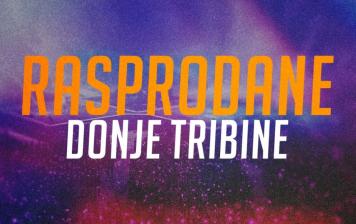 Rasprodane donje tribine!